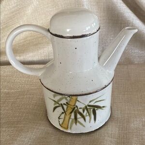 Midwinter Rangoon Bamboo Tea / Coffee Pot -Vintage